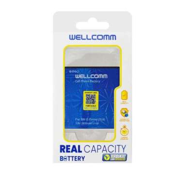 Wellcomm BATTERY DOUBLE IC Samsung Galaxy Prime, J2 Prime, J2 Pro, J3, J5 Original