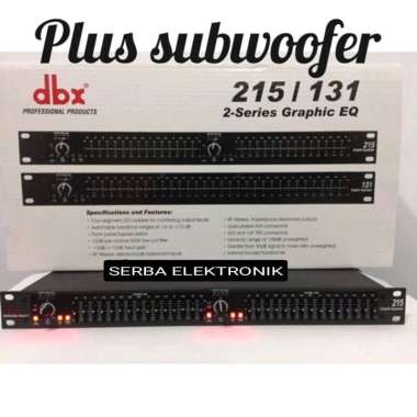 Harga Equalizer Dbx 215 Plus Sub 