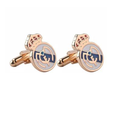 Houseofcuff Real Madrid Fc Cufflinks Manset Kancing Kemeja Emas