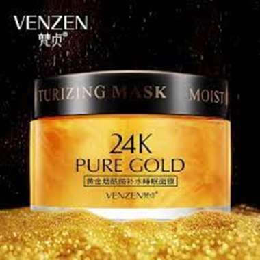 24K Pure Gold Mask Venzen Masker Emas