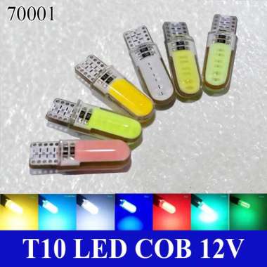 Bohlam Lampu LED T10 COB 12V - Lampu Senja - Lampu Kota - Lampu Kecil Mobil Pink
