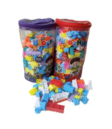 Mainan Edukasi Edukatif 3 4 5 Tahun Balok Susun Blok 270pcs