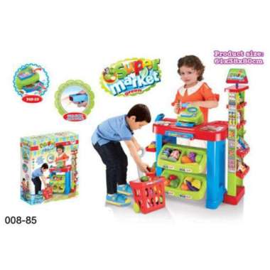 Home Supermarket Playset / Mainan Supermarket / Trolley / Troli / Mainan Troly Home Supermarket