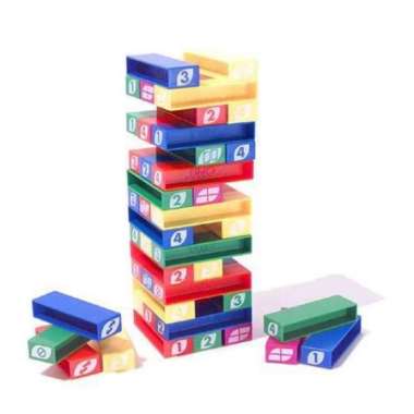 NANO STACKO / UNO STACKO / Kualitas Super / Permainan Uno Stacko FAMILY Games Uno Stacko