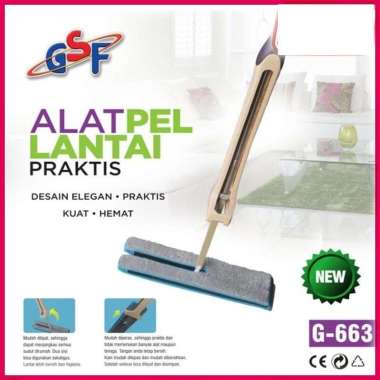 GSF G-663 Alat Pel Lantai Magic Flat Mop Pembersih Rumah Praktis