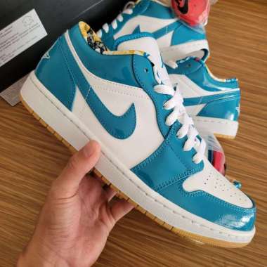 Air Jordan 1 Low SE Barcelona Cyber Teal || mocha multicolor aurora wolf grey