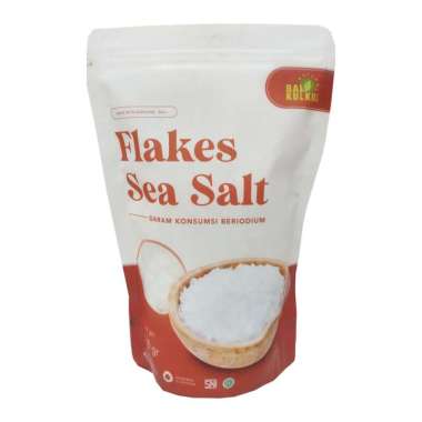 Natural Bali Kulkul Flakes Sea Salt 500 Gr ( Garam Laut Kasar )