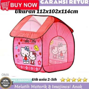 MAINAN ANAK PEREMPUAN MAIN RUMAH RUMAHAN SERU PINK HELLO KITTY BESAR