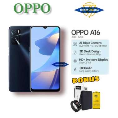 HP OPPO A16 RAM 3/32 GB GARANSI RESMI