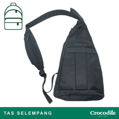 Crocodile 5608 Tas Selempang Sling Bag Original Black