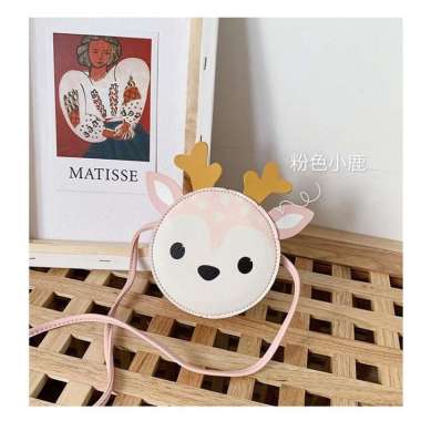 SB Tas Bahu Selempang Slempang Anak Kids Girls Perempuan Cewek Fashion Lucu/ Tas Anak Murah Rusa Pin