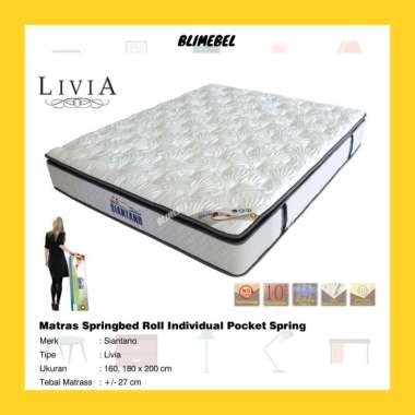 Blimebel Siantano Springbed Roll in The Box Livia Tebal ± 27 cm 160 x 200