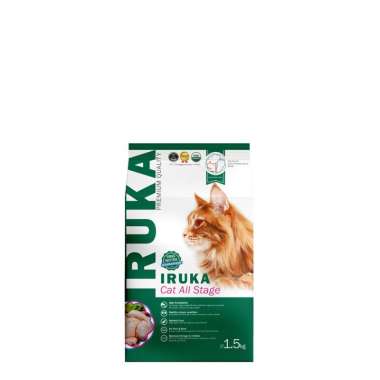 Makanan Kucing Merk Iruka 1,5KG Untuk Semua Umur Kucing