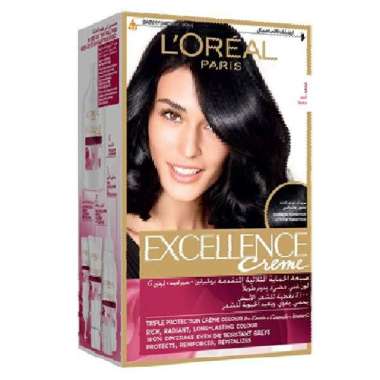 Loreal Excellence Creme - cat rambut permanen - sat rambut loreal - cat rambut paling bagus - cat ra
