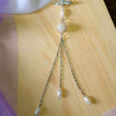 Bros Dagu Rumbai / Bros Dagu Mutiara / Bros Dagu Hijab Rumbai 3