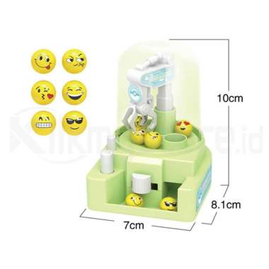 Mesin Capit Bola Mainan Mini Ball Catcher Candy Machine Jepit permen Small Hijau