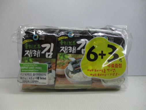 Chung Jung Won Daesang Seaweed Korea [6+3 / 1pcs]