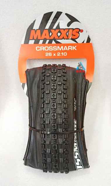 BAN LUAR MAXXIS 26X2.10 CROSSMARK YELLOW LOGO KODE-S0760005