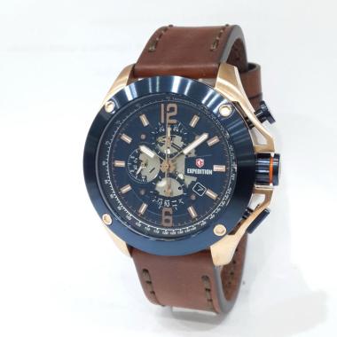 Expedition Jam Tangan Pria [6697MCL] Rosegold Navy Blue