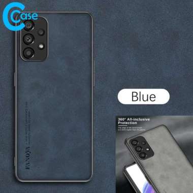 Premium Nappa Leather Case Samsung A13 A33 A53 A73 5G A53 5G Black