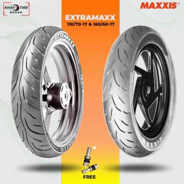 Sepasang Ban Motor Moge - MAXXIS EXTRAMAXX 110/70 & 160/60 Ring 17 Tubeless