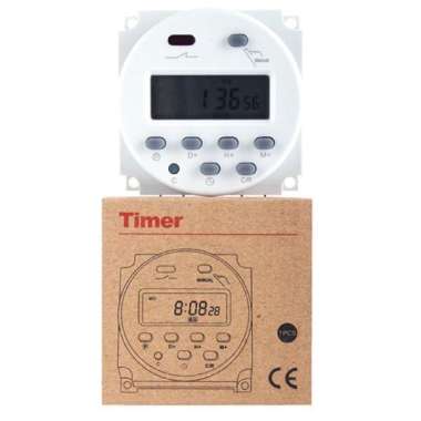 Timer Digital Otomatis DC 12V 16A