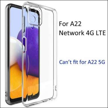CASE CASING SOFTCASE TRANSPARAN TPU CASE SAMSUNG GALAXY A22 4G (4G)