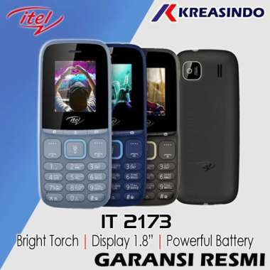 ITEL 2173 IT2173 HP Murah Feature Phone Garansi Resmi Blue
