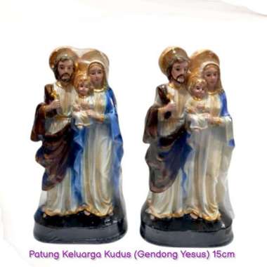 Patung Keluarga Kudus (Gendong Yesus) 15cm - Patung Rohani