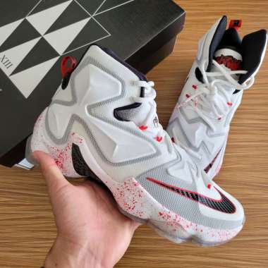 Nike Lebron James 13 XIII Friday the 13th || lakers christmas white