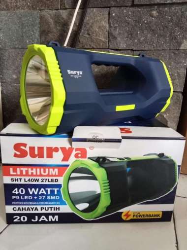 SENTER SURYA SHT L-40W 27 LED BUBBLE