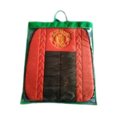 Pada Senang Motif Manchester United FC Cover Sandaran Jok Mobil RED