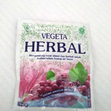 VEGETA herbal anggur per sachet serat melancarkan susah buang air besar BAB