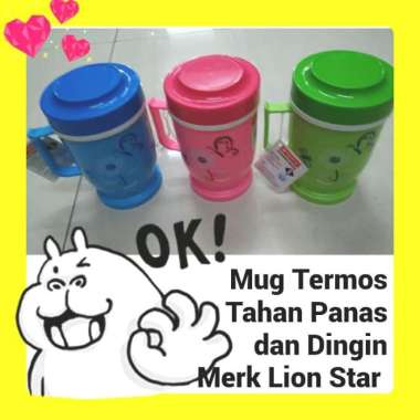 Gelas/Mug Termos, Lion Star 360 ml..