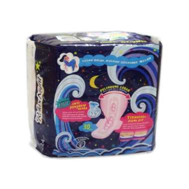 Promo Harga Laurier Relax Night 30cm 24 pcs - Blibli
