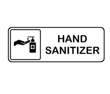 Sticker Oracal Handsanitizer - Sign Sticker Hand Sanitizer