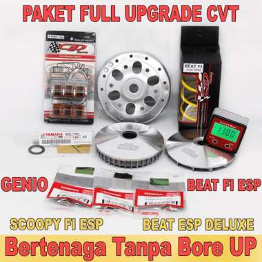 FULL Upgrade CVT HONDA BEAT - Per CVT Racing Mangkok Kampas Ganda KARBU - beat