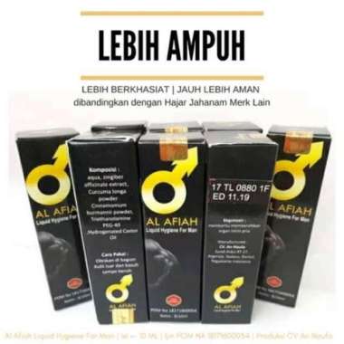 H.Jahanam 5ml - Premium For Man Al Afiah BPOM (Best Seller)