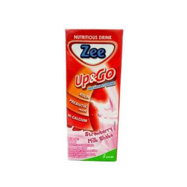 Promo Harga ZEE Up & Go UHT Strawberry 200 ml - Blibli