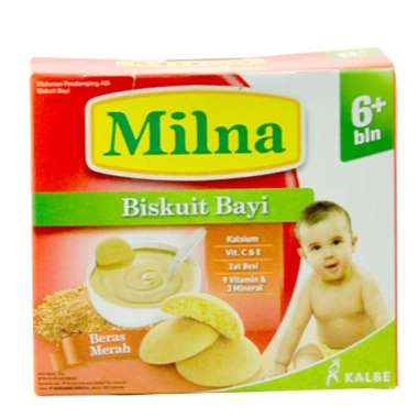 Promo Harga Milna Biskuit Bayi 6 Original 130 gr - Blibli