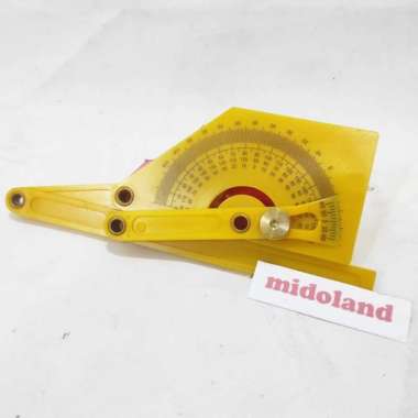 Penggaris Busur Derajat Pengukur Kemiringan lipat
