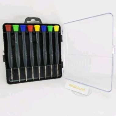 Obeng jam set Precision Screwdriver set 8pcs 8 pcs midoland