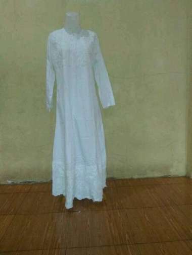 gamis wanita abaya putih, aamaleeq. Putih