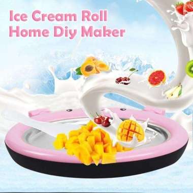 Cetakan Ice Cream roll Lucu / Es Krim Goreng Rumahan Tanpa Listrik