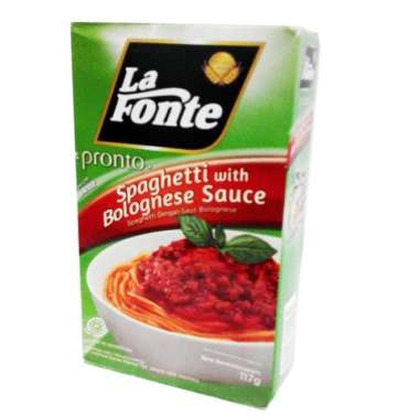 Promo Harga La Fonte Spaghetti Instant Bolognese Sauce 117 gr - Blibli
