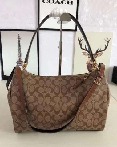 coach mia shoulder bag black