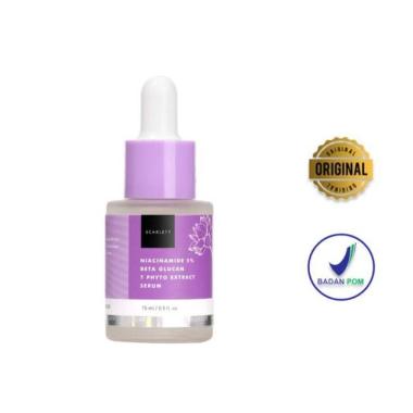 Scarlett Whitening Niacinamide 5% Beta Glucan 7 Phyto Extract Serum Original BPOM