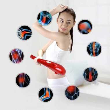 Qingfeng Alat Pijat Elektrik Dolphin Massager USB Charging - HK668 Merah
