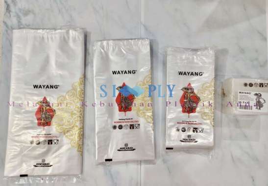 Kantong Plastik PP Wayang Bening 10x20/12x16/12x25/15x30; Berat: 250g 12x25