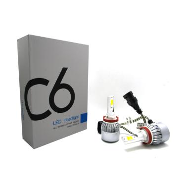 C6 LED H11 Lampu Mobil Headlight chrom